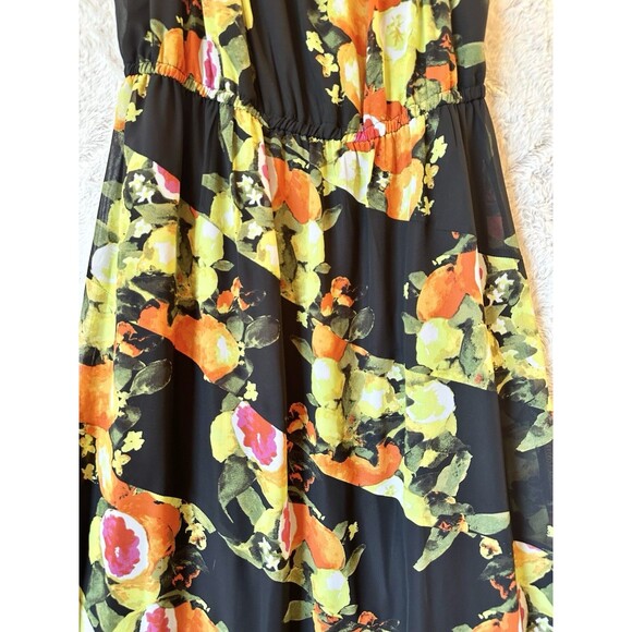 Lane Bryant Sleeveless Long Maxi Dress Womens Sz 14/16‎ Citrus Resort Vacation - Picture 3 of 10